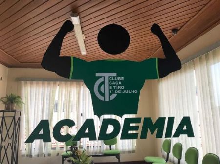 Academia do Clube Caa e Tiro reabre hoje (dia 09/01/2017) com fora total!